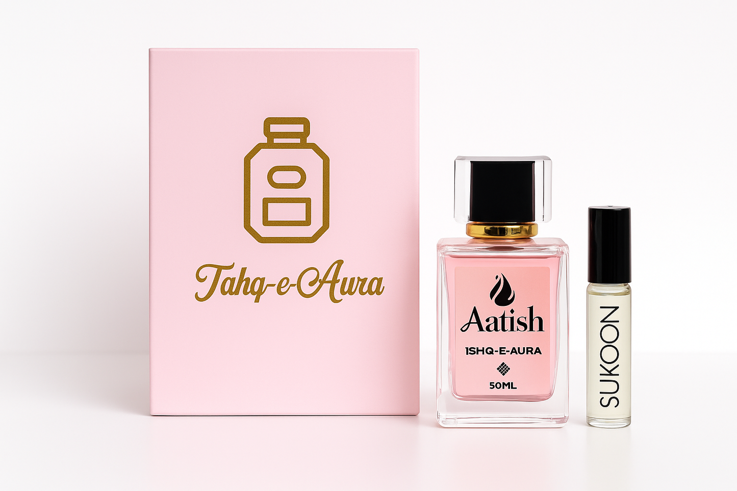 Aatish β Eau de Parfum for Her by Ishq-e-Aura With Tester of Sukoon