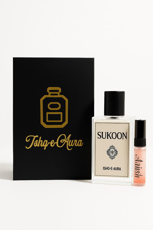 Sukoon – Eau de Parfum for Him by Ishq-e-Aura with tester of Aatish